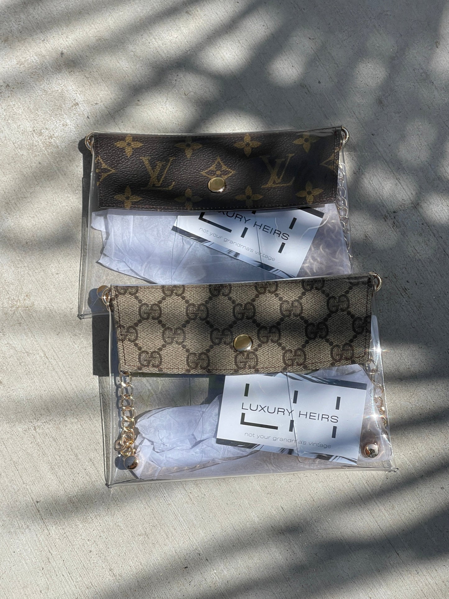 Pro LV Crossbody Clear Purse, Stadium Approved Bag