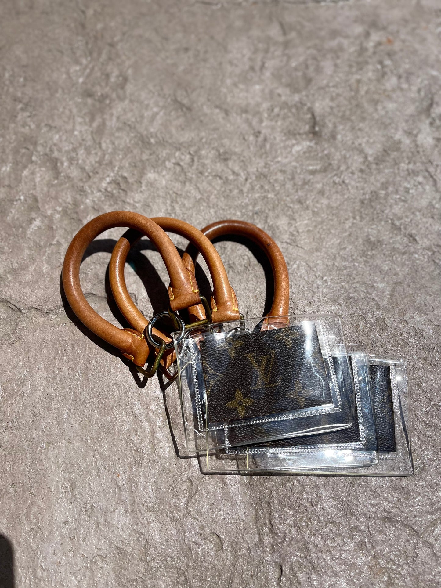 Special Edition Upcycled LV Wristlet